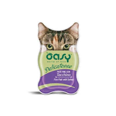 Oasy gato pate fino con pavo