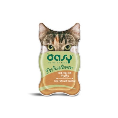 Oasy gato pate fino con pollo