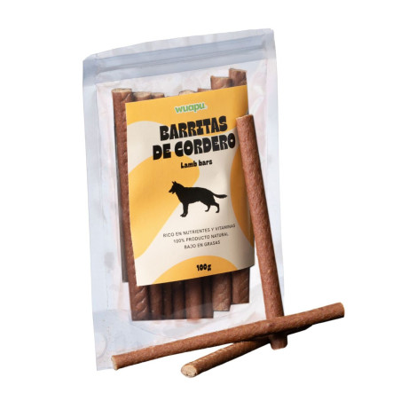 Wuapu Snack Barritas de Carne de Cordero 100g