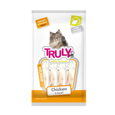 Truly Crema gato pollo&buey