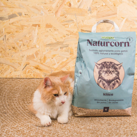 Wuapu naturcorn kitten 6L