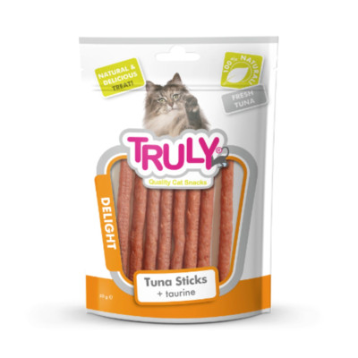 Truly gato Sticks atun con...