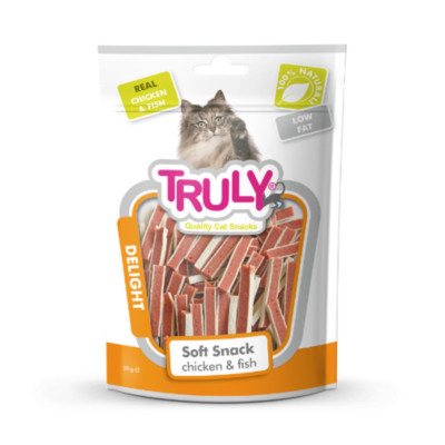 Truly snack gato pollo&pescado