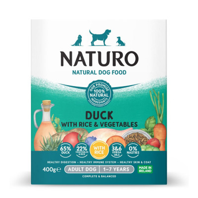 Naturo perro adult pato&arroz