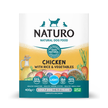 Naturo perro adult multipack 12x 400g