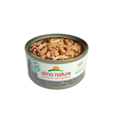 Almo Nature HFC Natural Lata para Gatos - Atún & Anchoas 70g