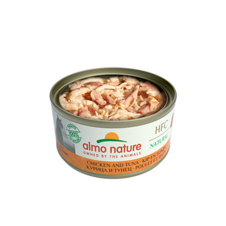 Almo Nature HFC Natural Lata para Gatos - Pollo & Atún 70g