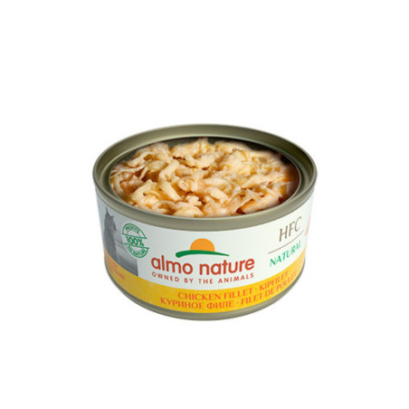 Almo Nature HFC Natural Lata para Gatos - Filete de Pollo 70g