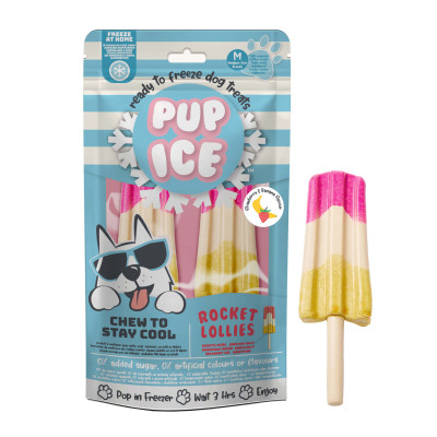 Pup Ice Rocket Fresa y...