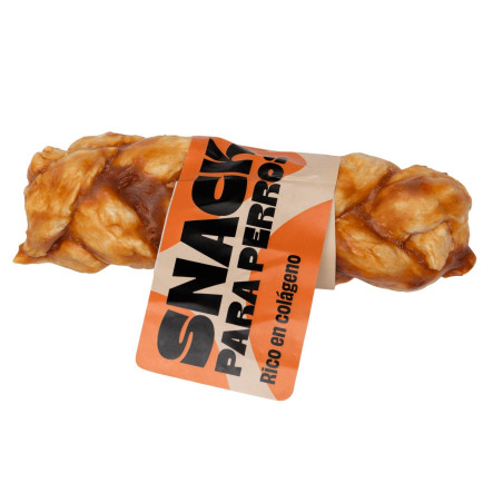 Wuapu Snack Trenza M Pollo con Colágeno 65g