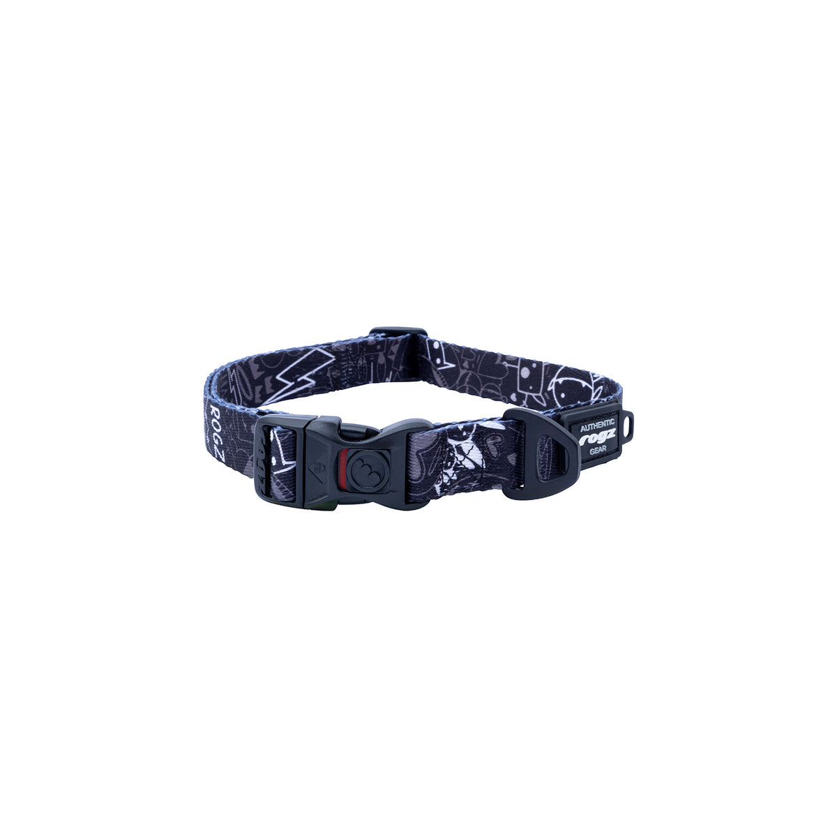Rogz Collar Fusion Grafiti Negro