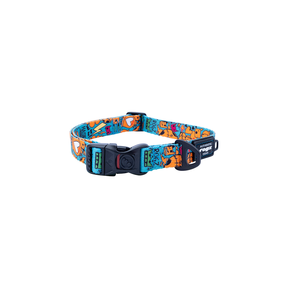 Rogz Collar Fusion Grafiti Flúor