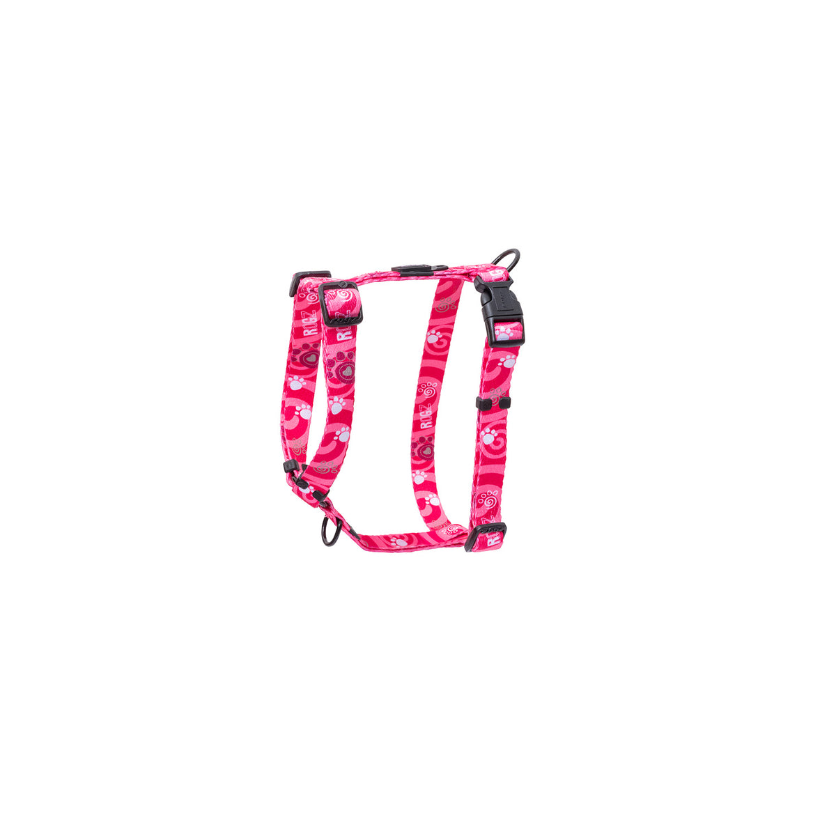 Rogz Arnés Fusion Huellita Rosa