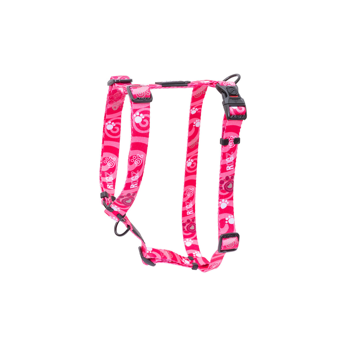 Rogz Arnés Fusion Huellita Rosa