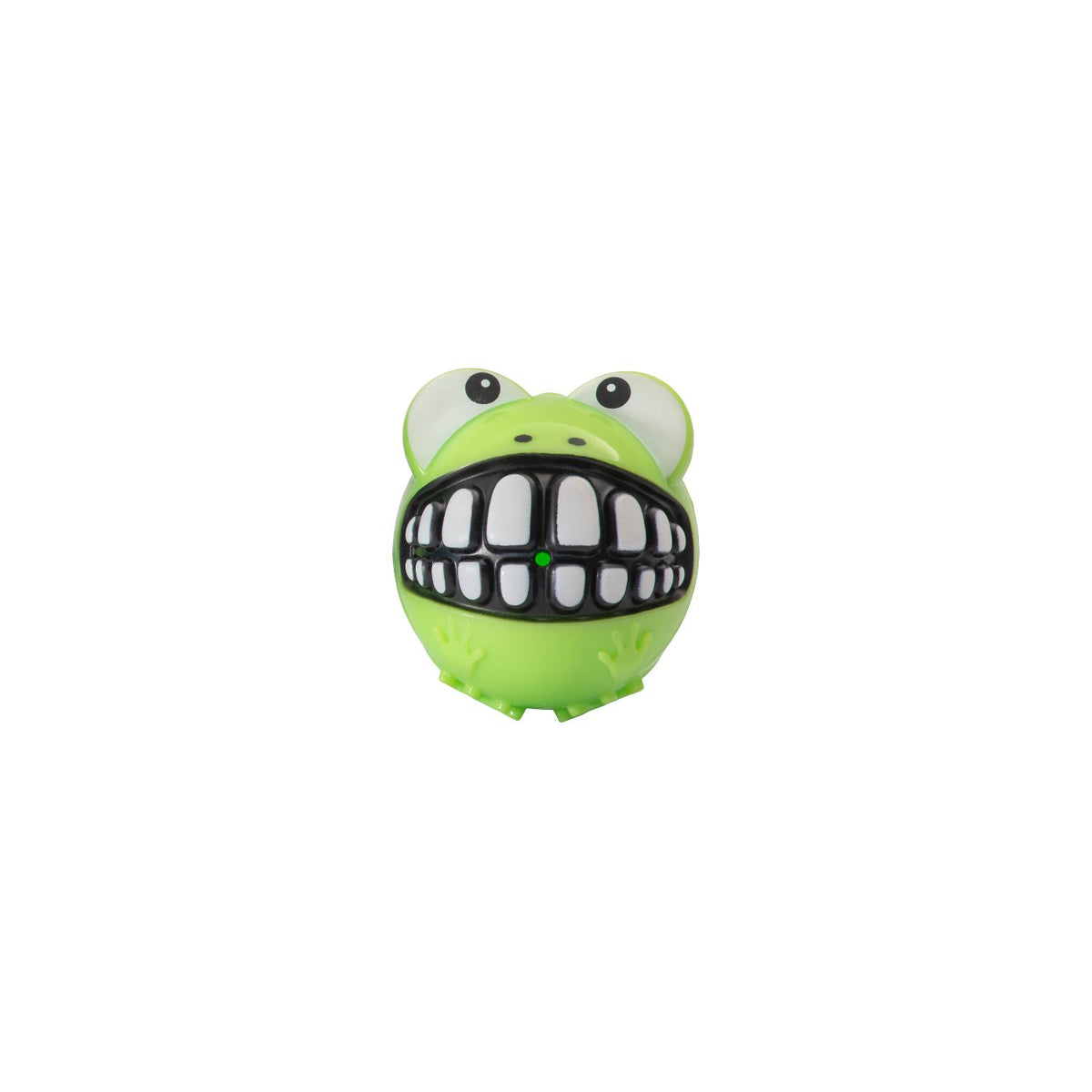 Rogz Juguete Pelota Grinz Frog Verde