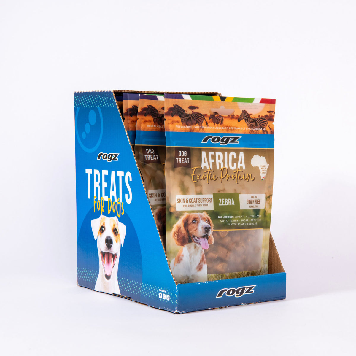 Rogz Snack Skin&Coat Zebra 100 gr (6)