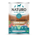 Naturo Dog Lata Buey & Pollo Gelatina 390 g (12)