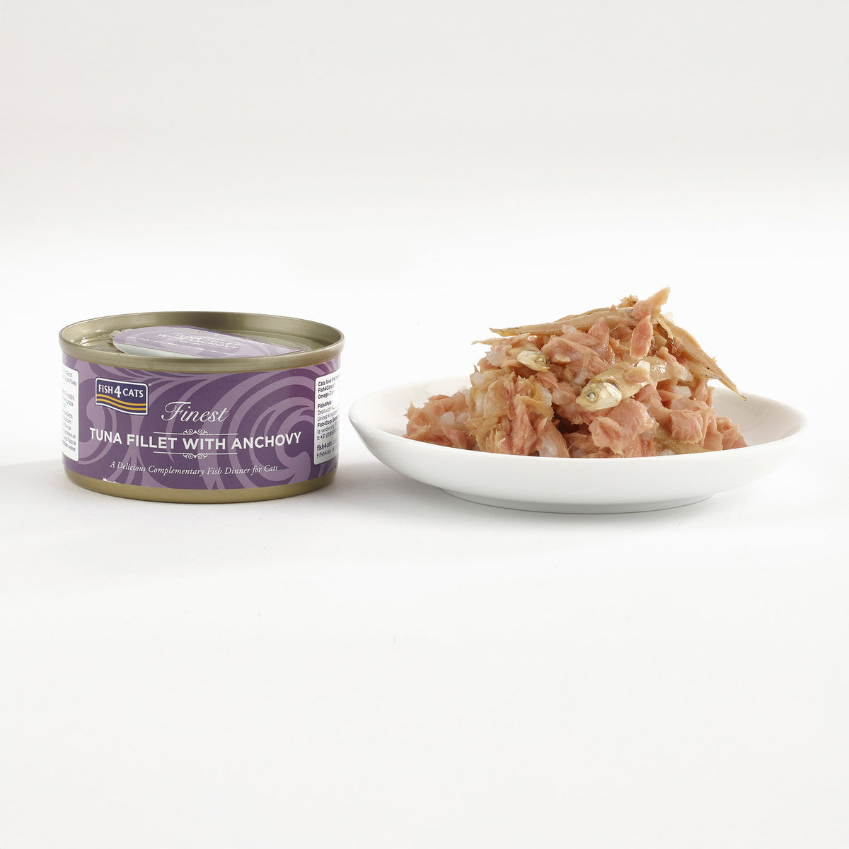 Fish4Cats Lata Filete de Atún con Anchoas 70 g (10)