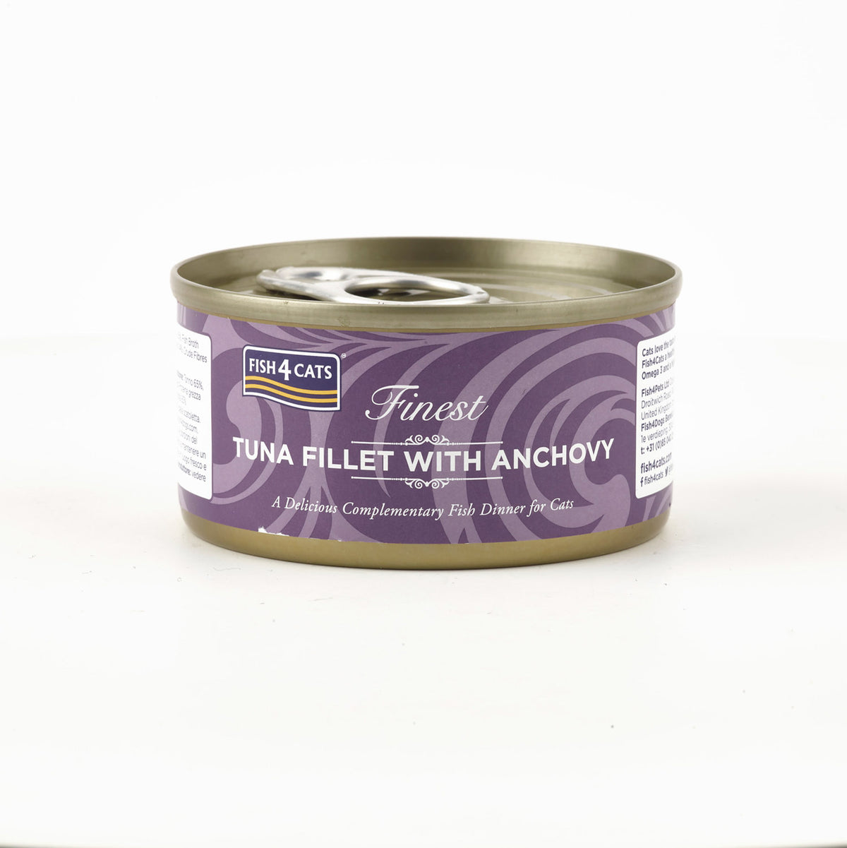 Fish4Cats Lata Filete de Atún con Anchoas 70 g (10)