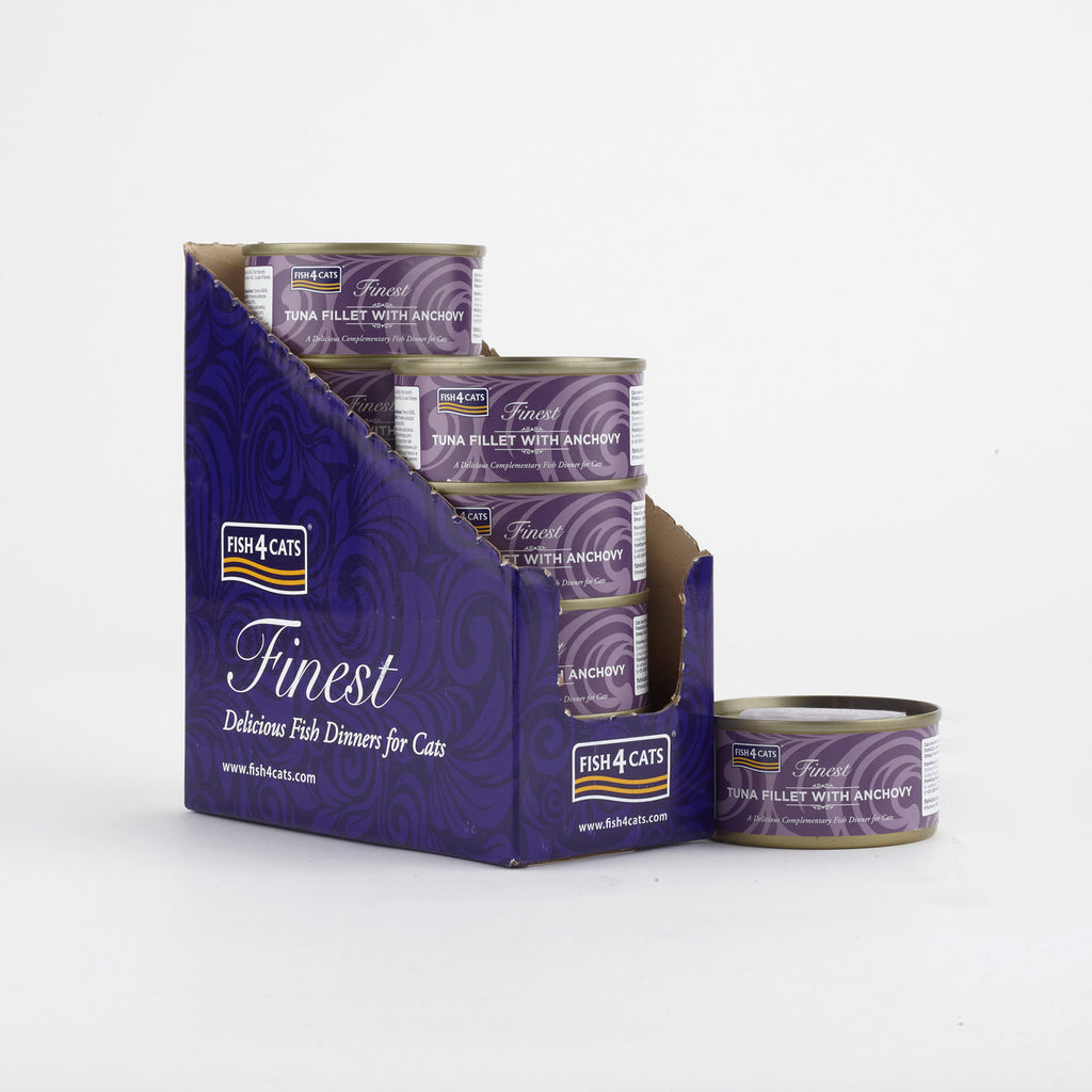 Fish4Cats Lata Filete de Atún con Anchoas 70 g (10)