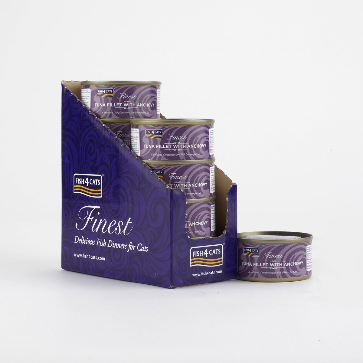 Fish4Cats Lata Filete de Atún con Anchoas 70 g (10)