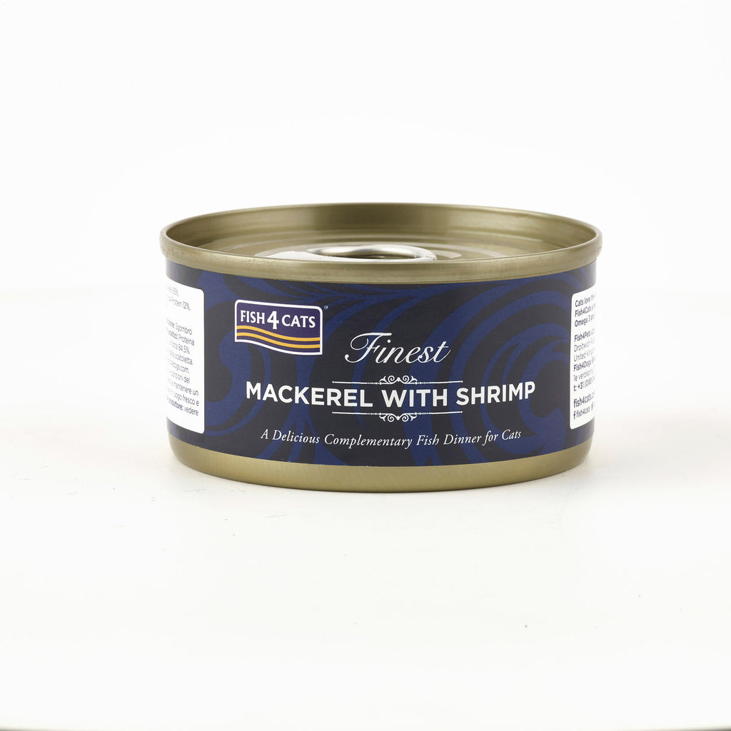 Fish4Cats Lata Caballa con Camarón 70 g (10)