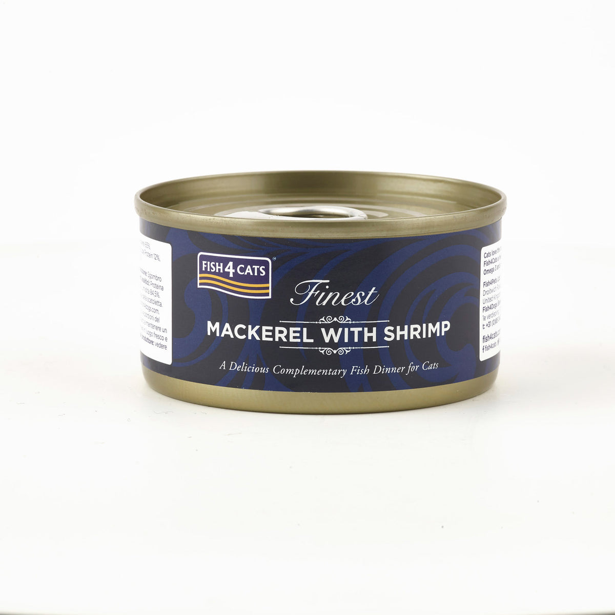 Fish4Cats Lata Caballa con Camarón 70 g (10)