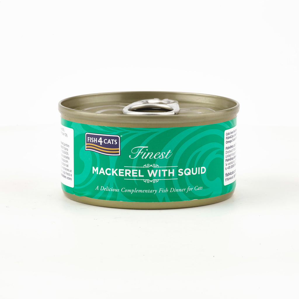 Fish4Cats Lata Caballa con Calamar 70 g (10)