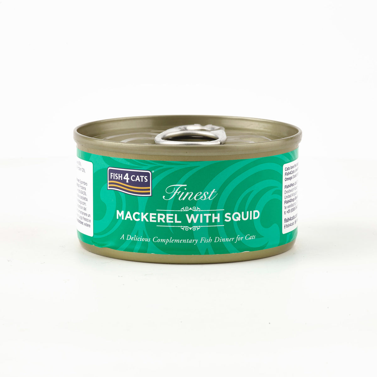 Fish4Cats Lata Caballa con Calamar 70 g (10)