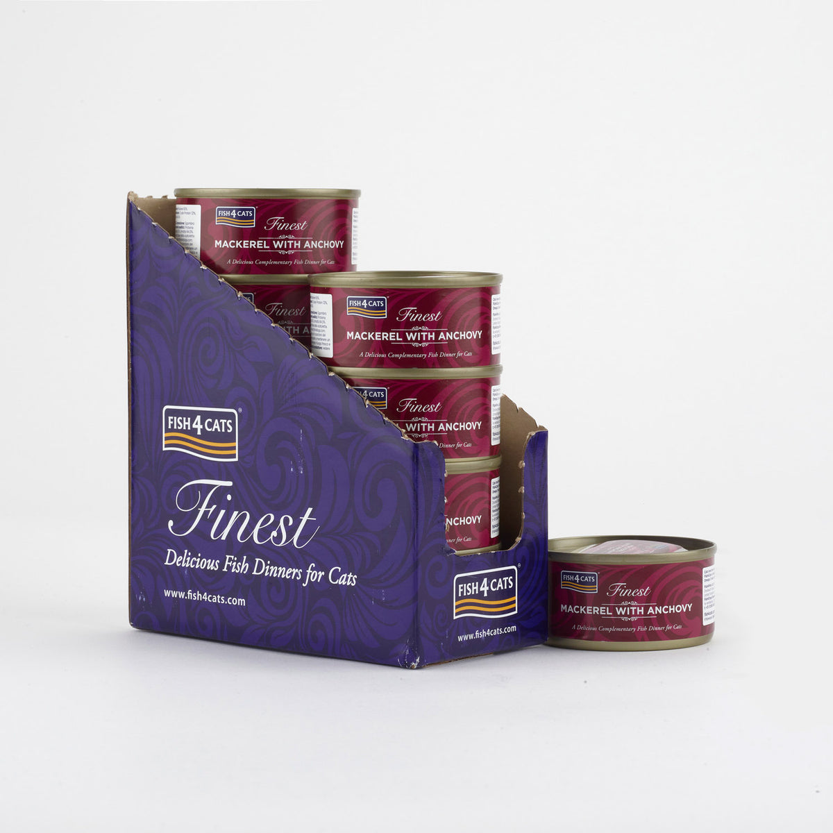 Fish4Cats Lata Caballa con Anchoas 70 g (10)