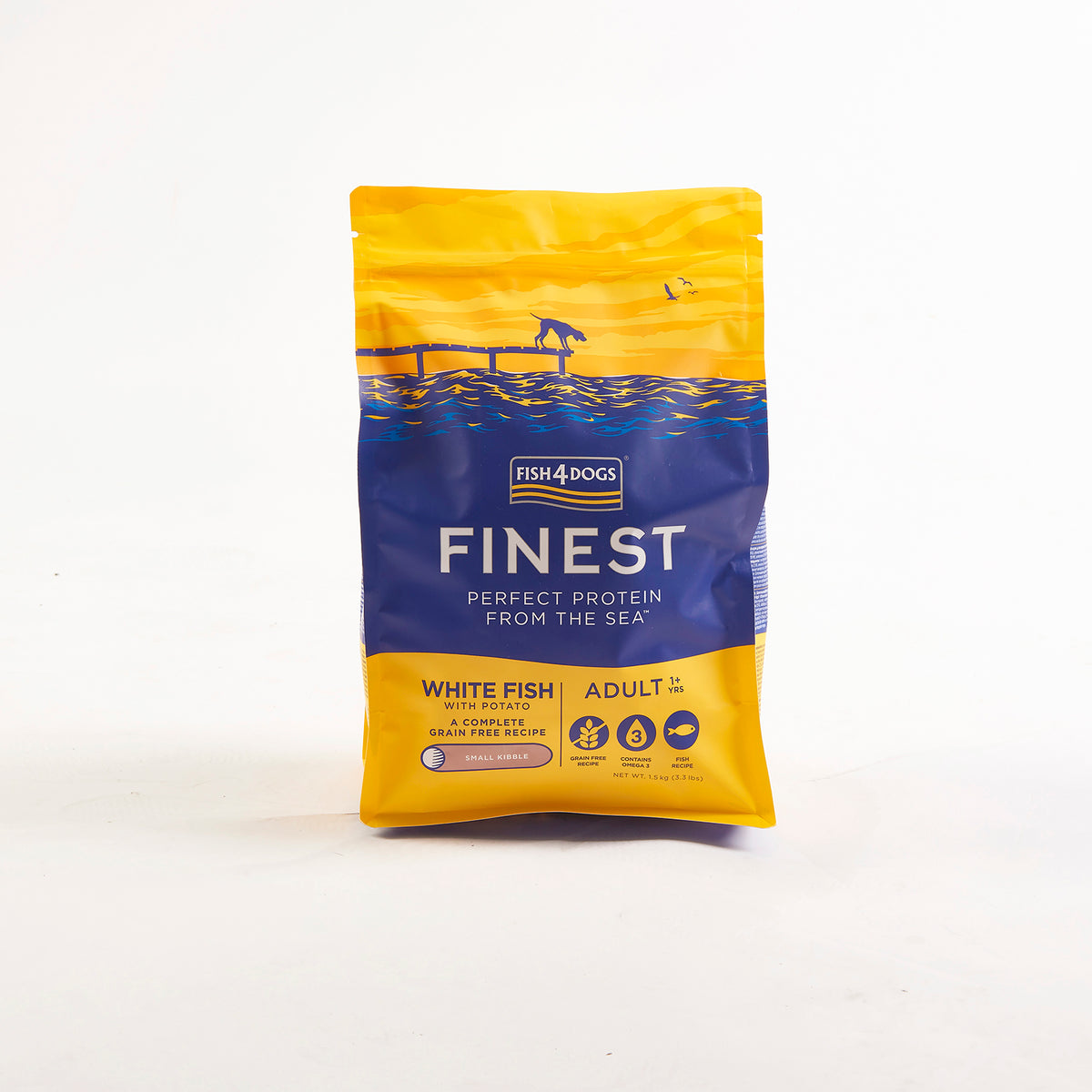 Fish4Dogs Finest Adult Small Pescado Blanco con Patata