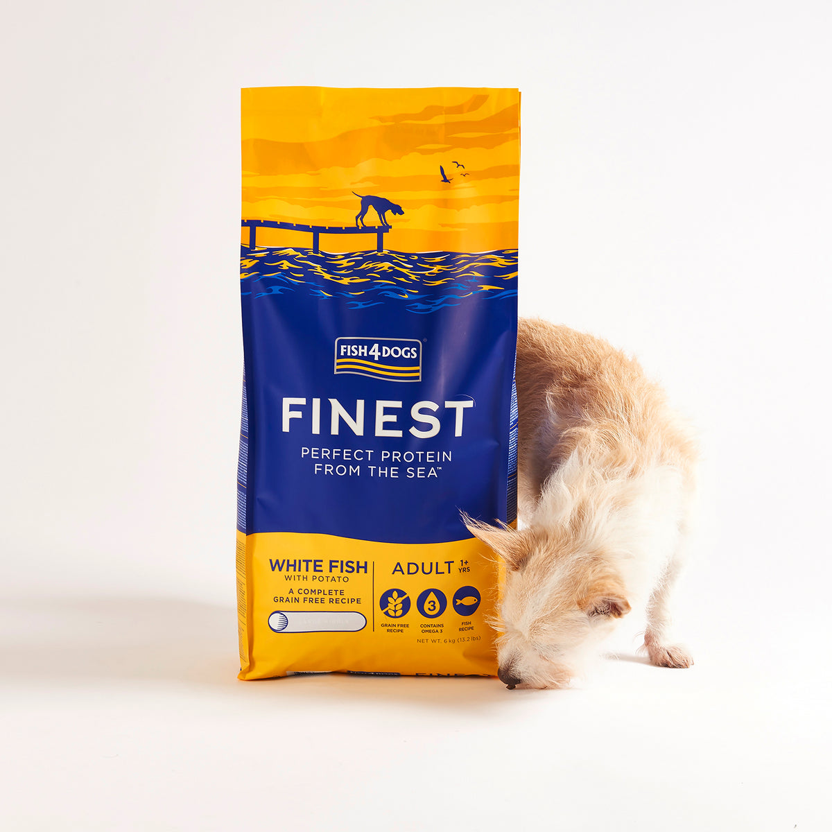 Fish4Dogs Finest Adult Small Pescado Blanco con Patata