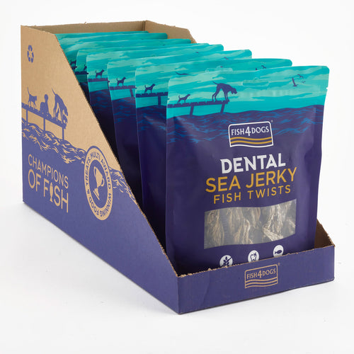 Fish4Dogs Dental Sea Jerky Fish Twists 100 g (10)