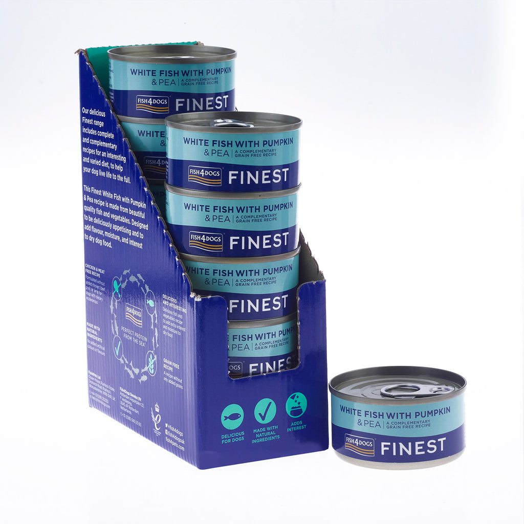 Fish4Dogs Lata Pescado con Calabaza & Guisante 85 g (12)