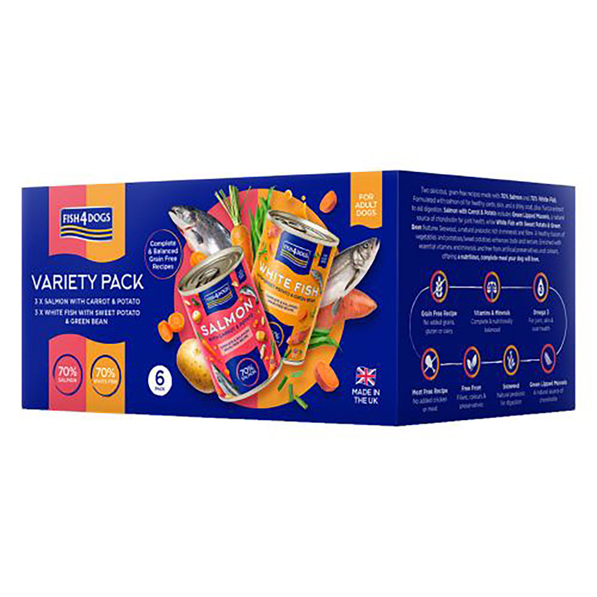 Fish4Dogs Lata Multipack 6 ud x 395 g