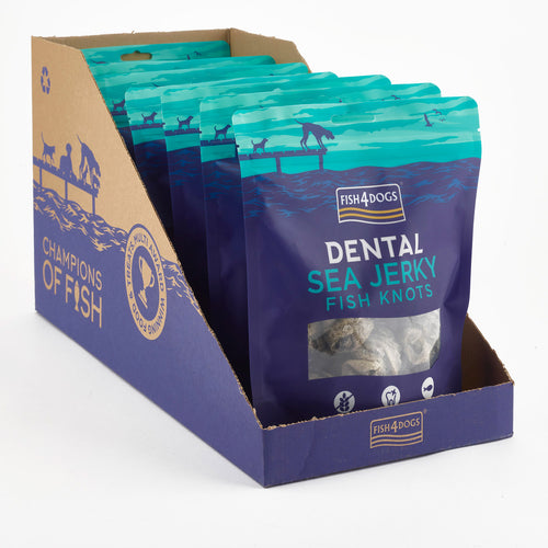 Fish4Dogs Dental Sea Jerky Fish Knots 100 g (10)