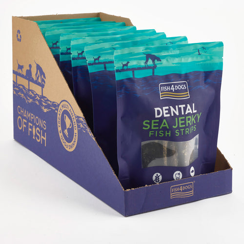 Fish4Dogs Dental Sea Jerky Fish Strips 100 g (10)