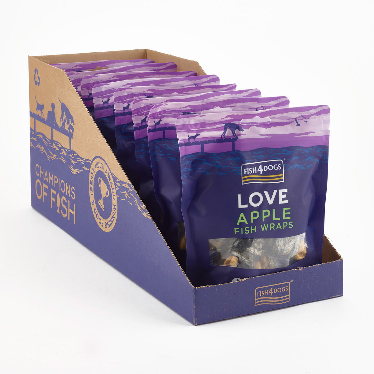 Fish4Dogs Love Manzana con Pescado 90 g (10)