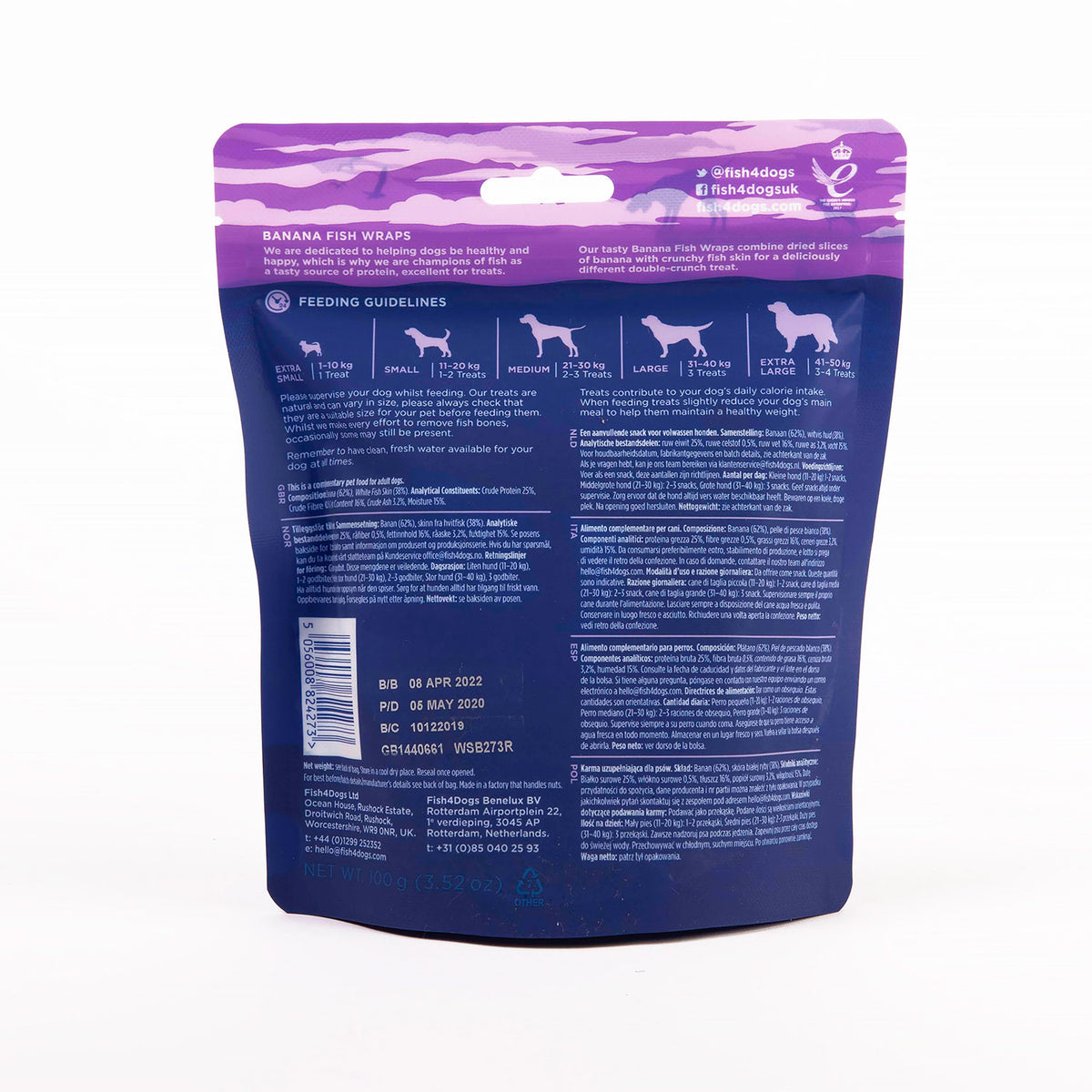 Fish4Dogs Love Banana con Pescado 100 g (10)