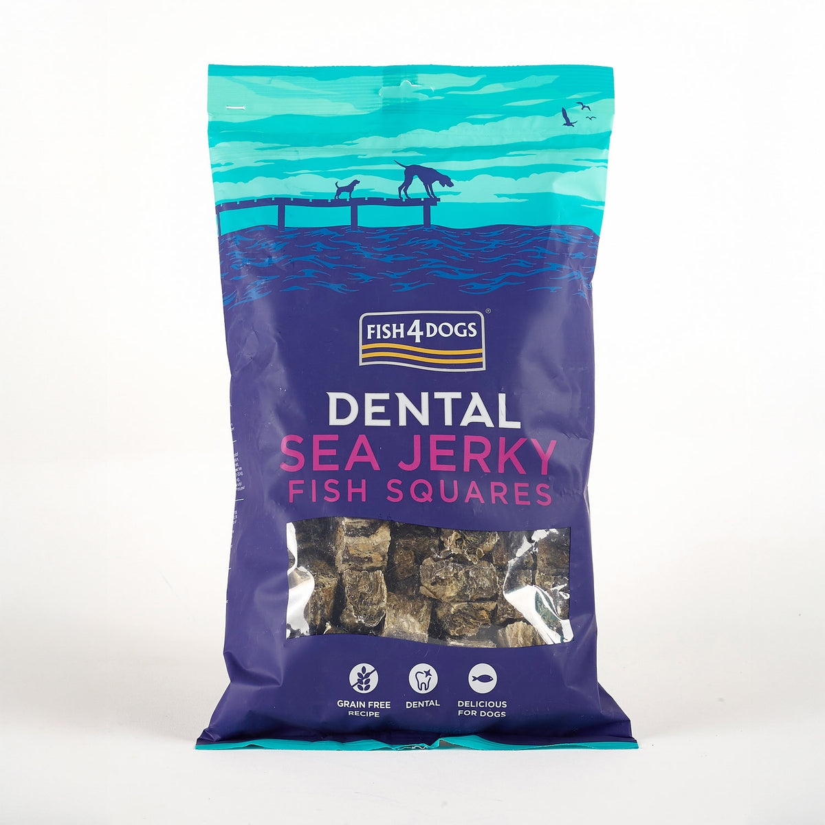 Fish4Dogs Dental Sea Jerky Fish Squares 575 g (4)