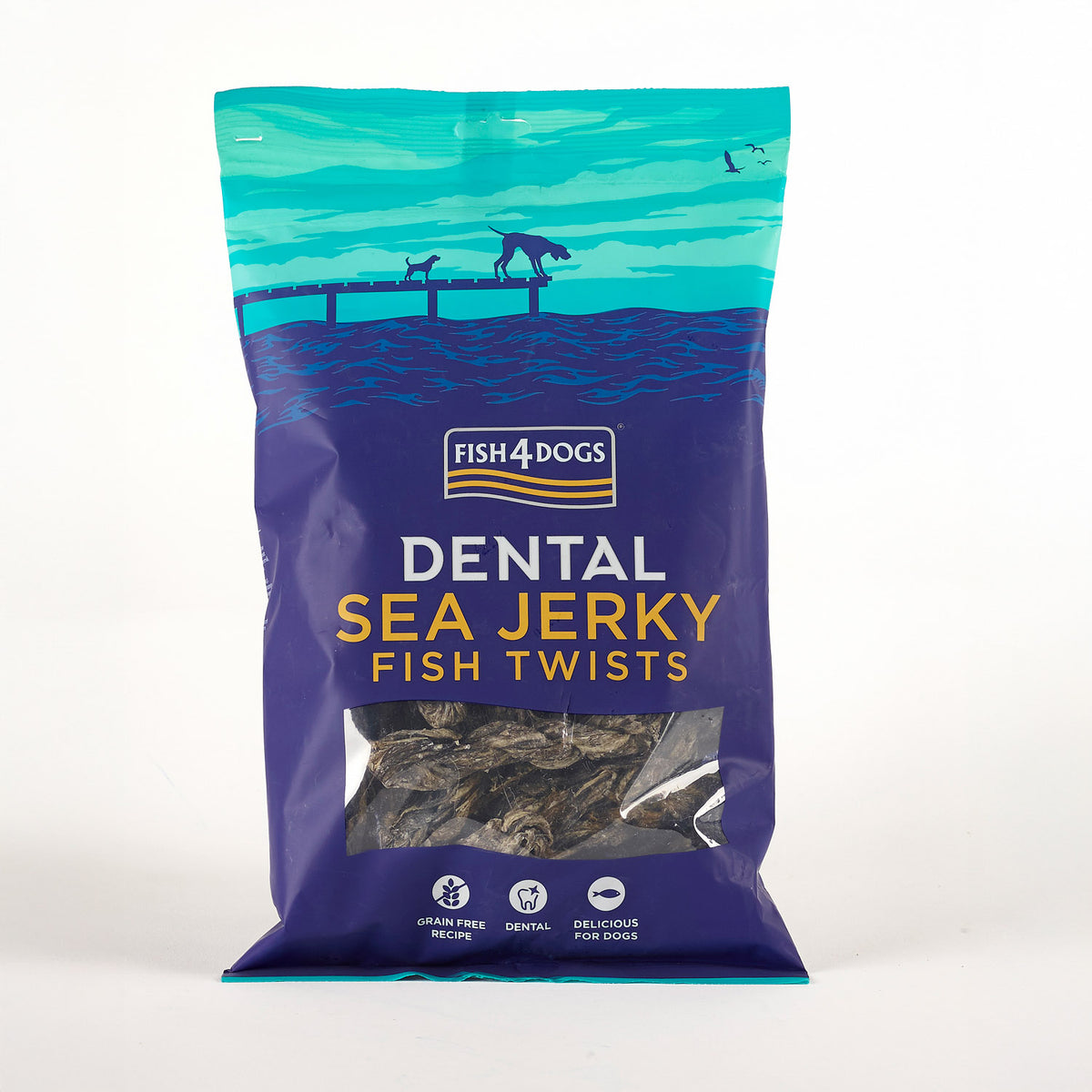 Fish4Dogs Dental Sea Jerky Fish Twists 500 g (4)