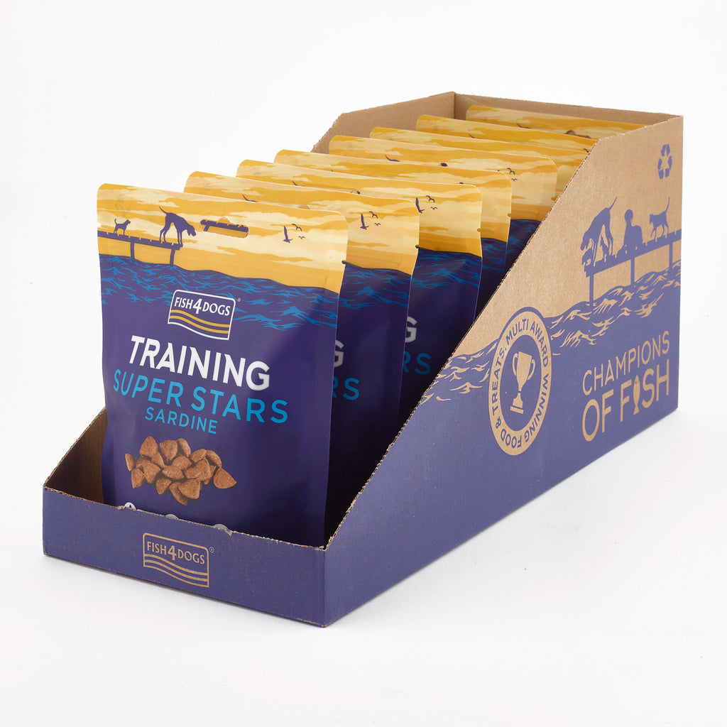 Fish4Dogs Training Superstars Sardina 150 g (10)