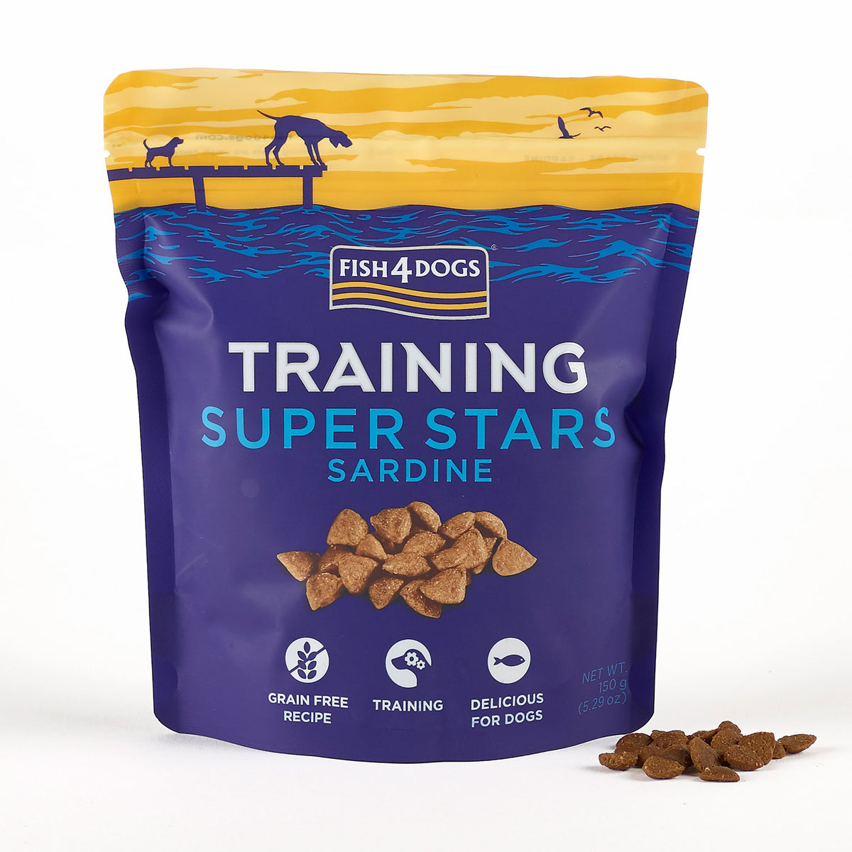 Fish4Dogs Training Superstars Sardina 150 g (10)