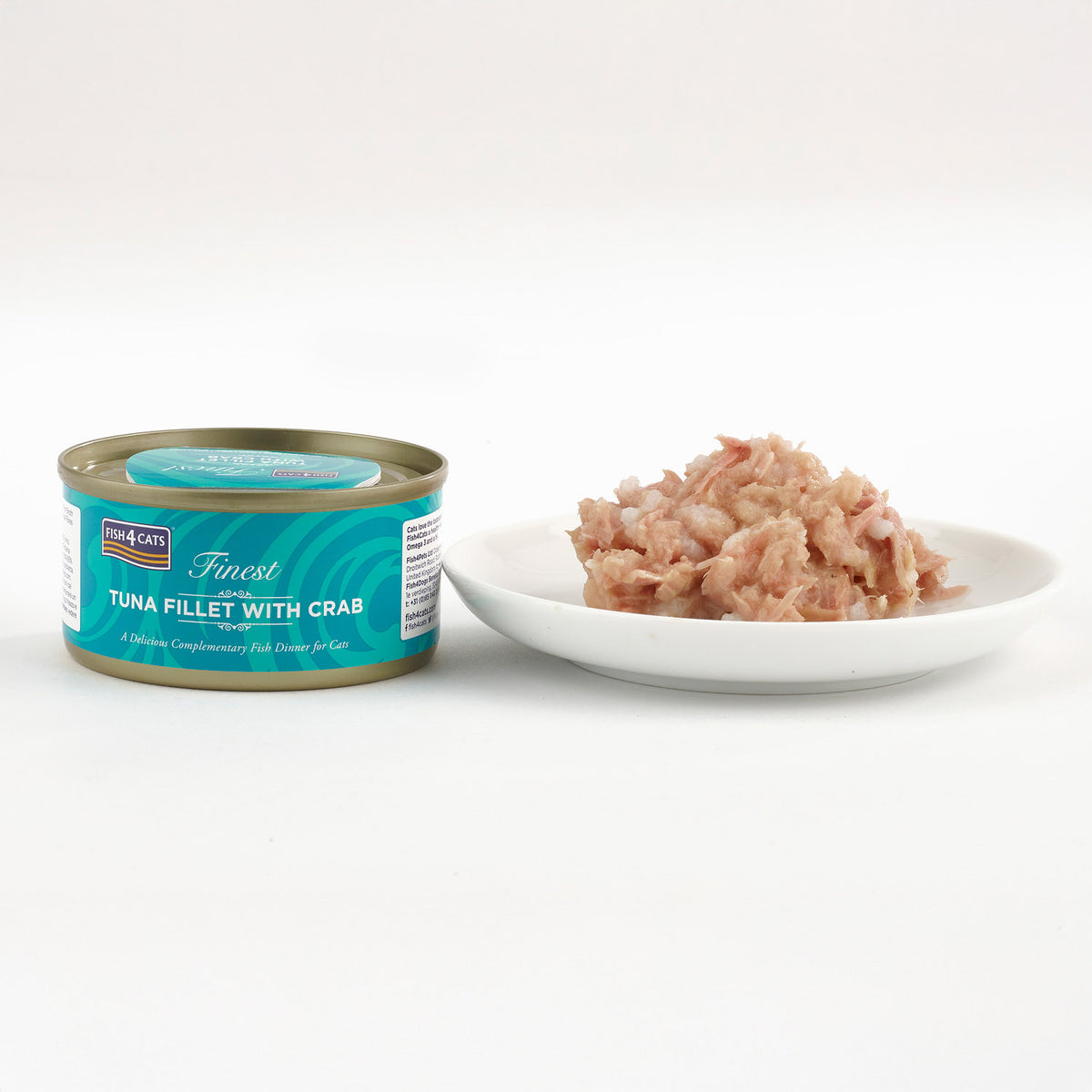 Fish4Cats Lata Filete de Atún con Cangrejo 70 g (10)
