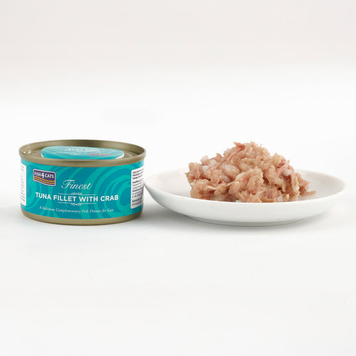 Fish4Cats Lata Filete de Atún con Cangrejo 70 g (10)