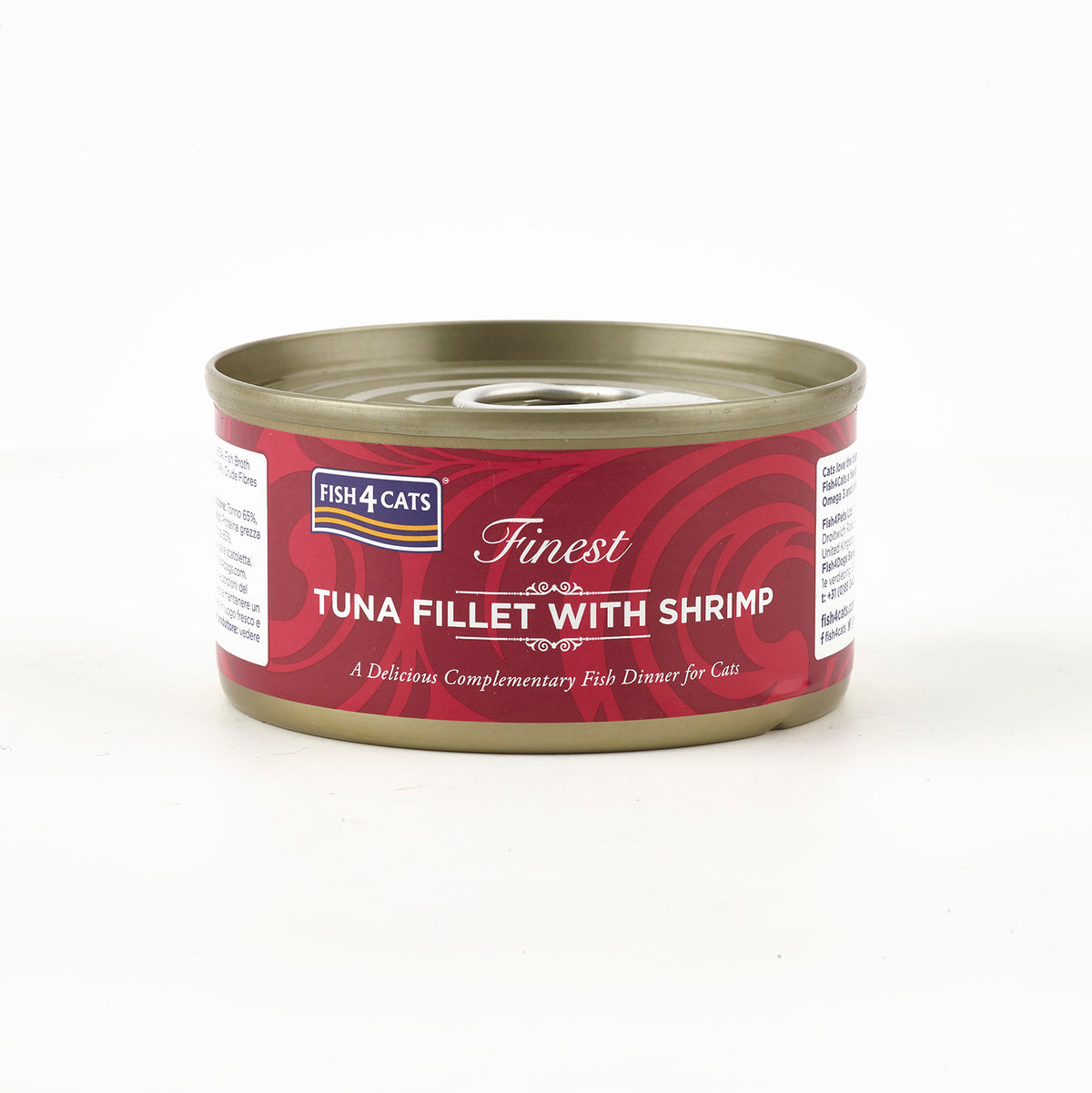 Fish4Cats Lata Filete de Atún con Camarón 70 g (10)