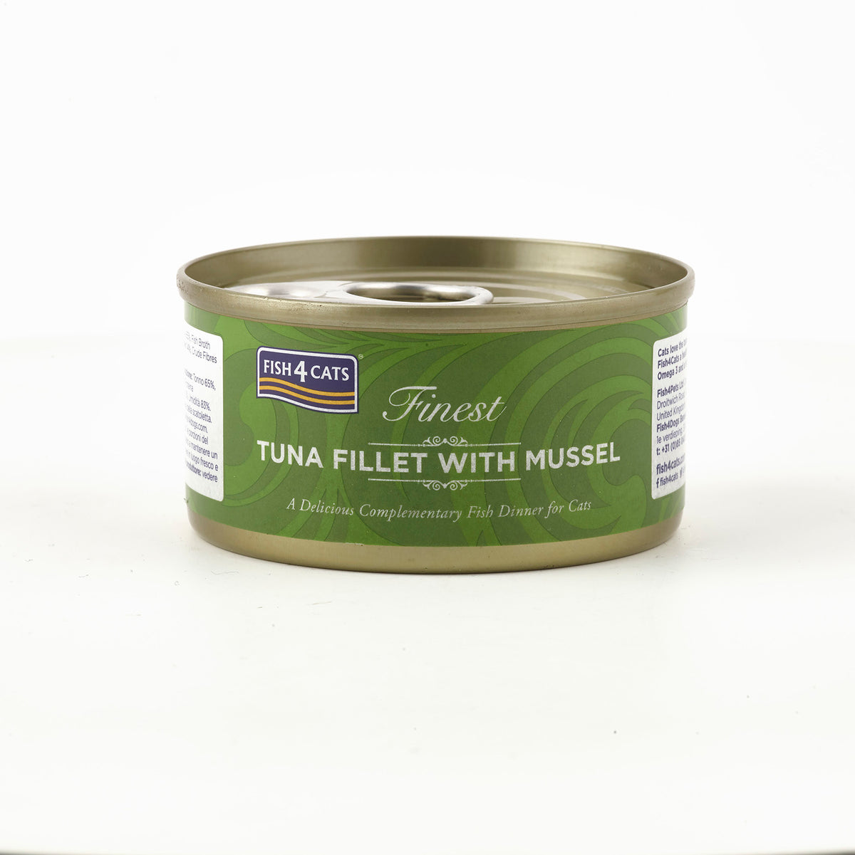 Fish4Cats Lata Filete de Atún con Mejillón 70 g (10)