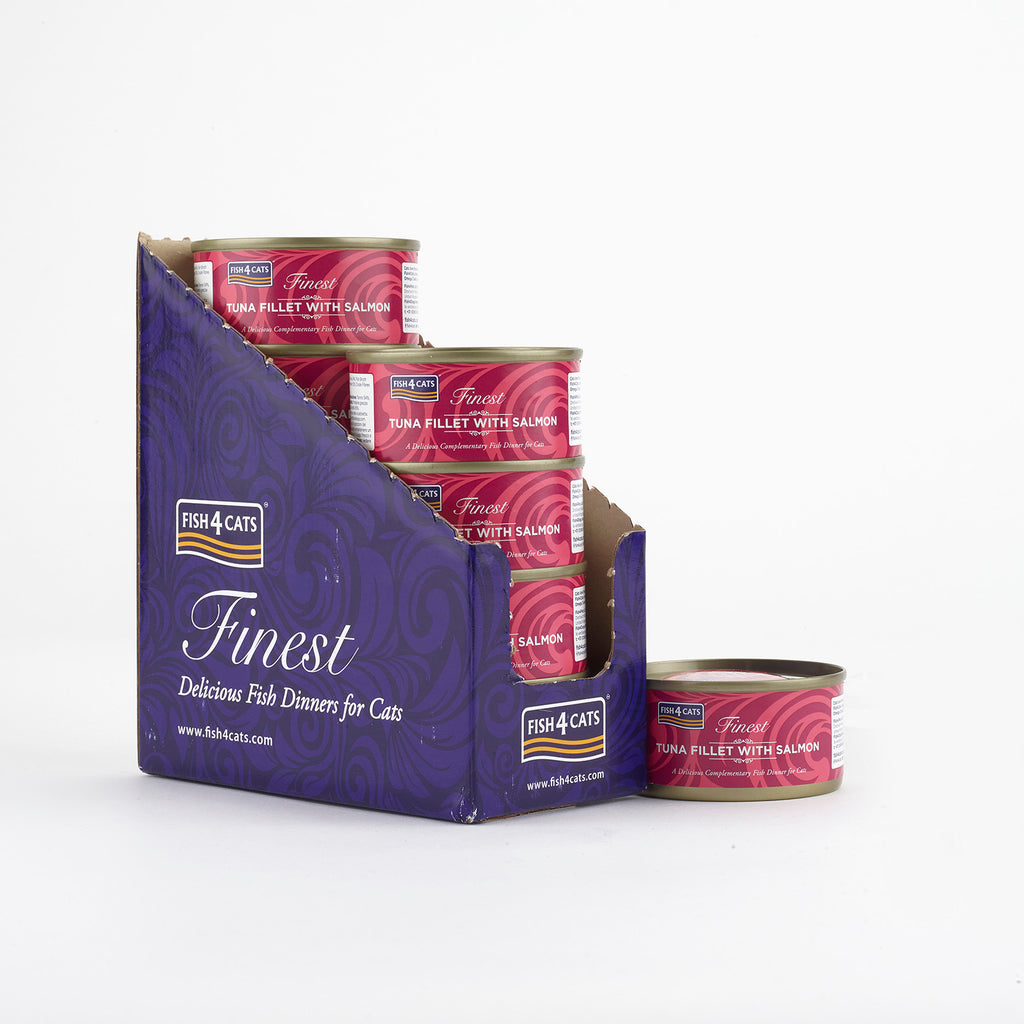 Fish4Cats Lata Filete de Atún con Salmón 70 g (10)