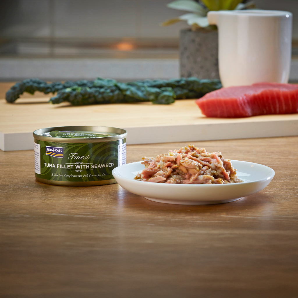 Fish4Cats Lata Filete de Atún con Algas 70 g (10)