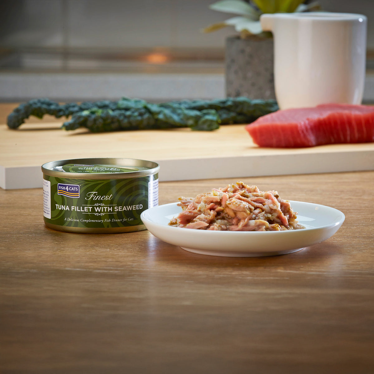 Fish4Cats Lata Filete de Atún con Algas 70 g (10)